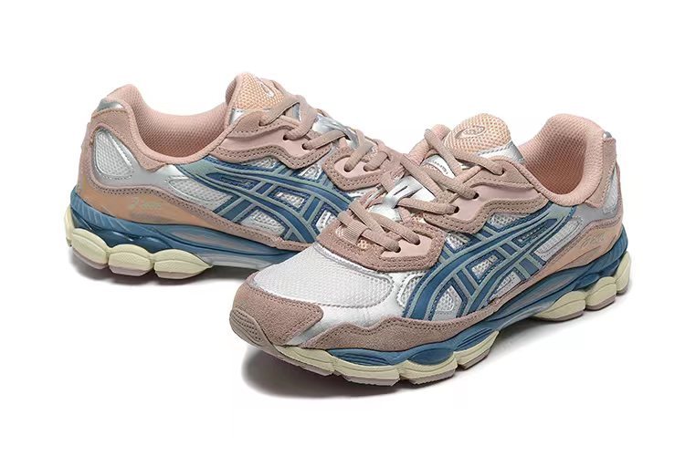 Cream Blue Pink