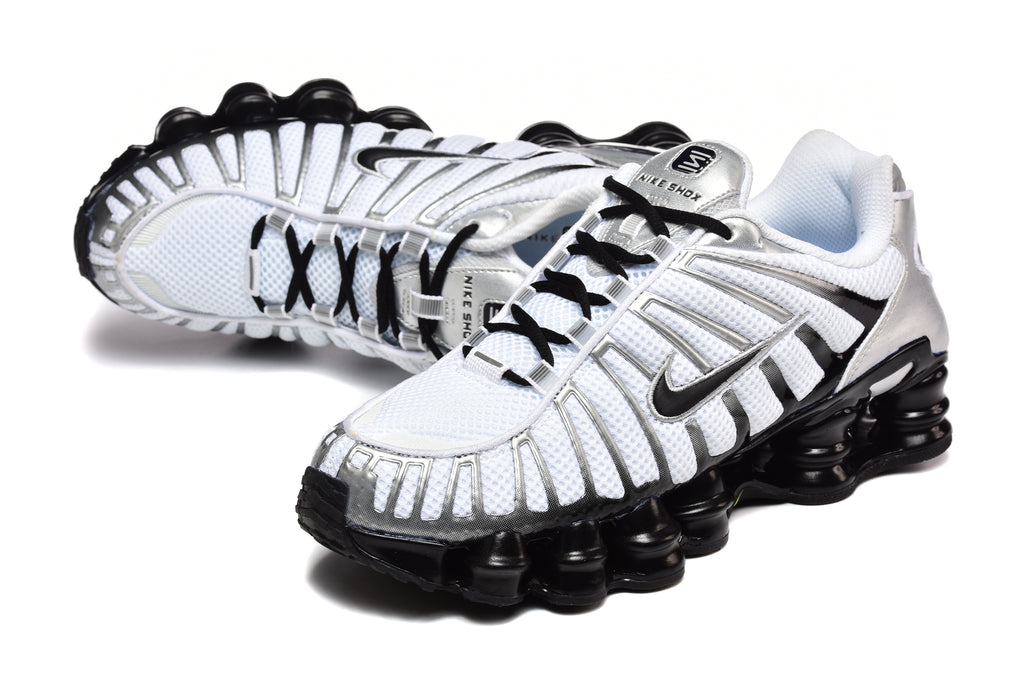 TL White Metallic Silver Black
