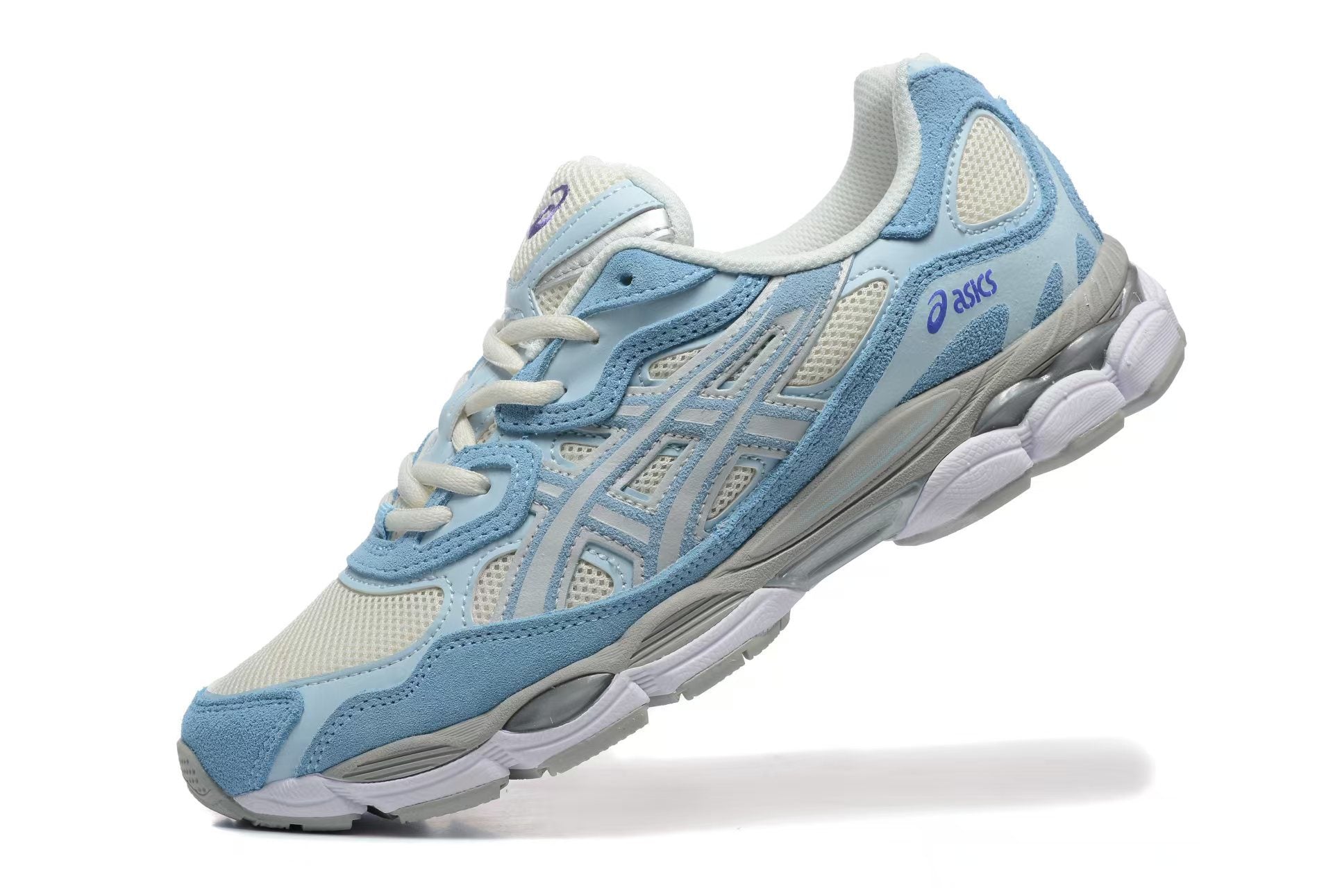 Light Blue Cream Silver