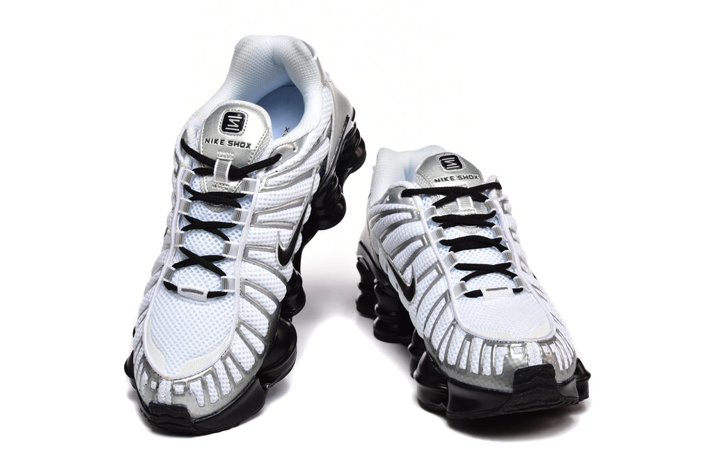 TL White Metallic Silver Black