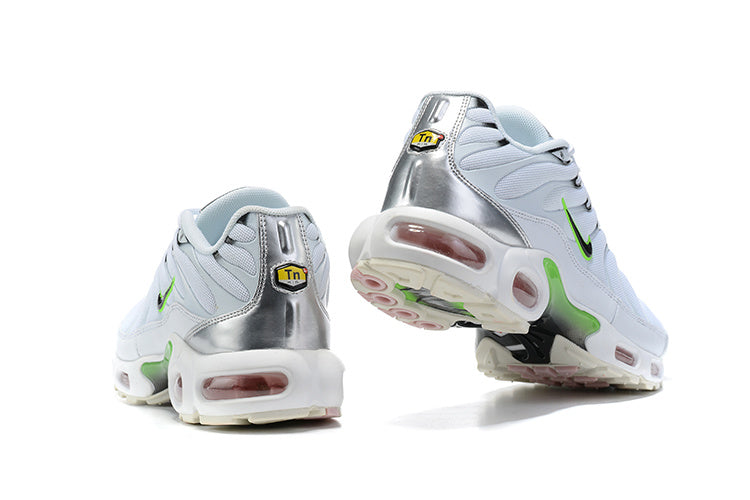 White Silver Green Pink