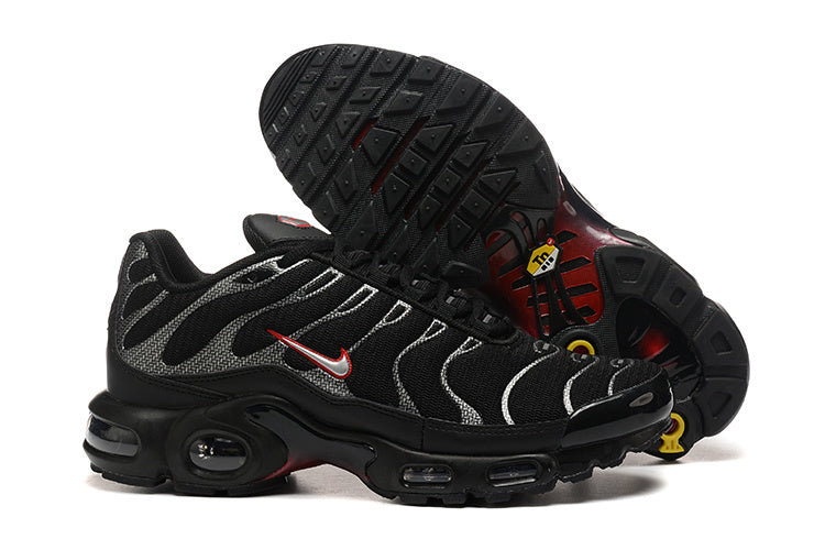 Black University Red Metallic Silver