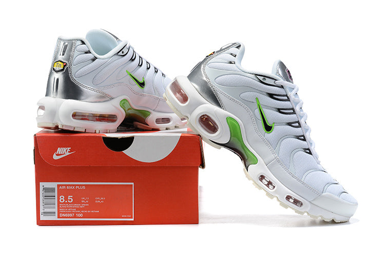 White Silver Green Pink