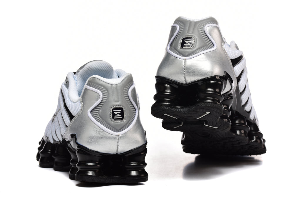 TL White Metallic Silver Black