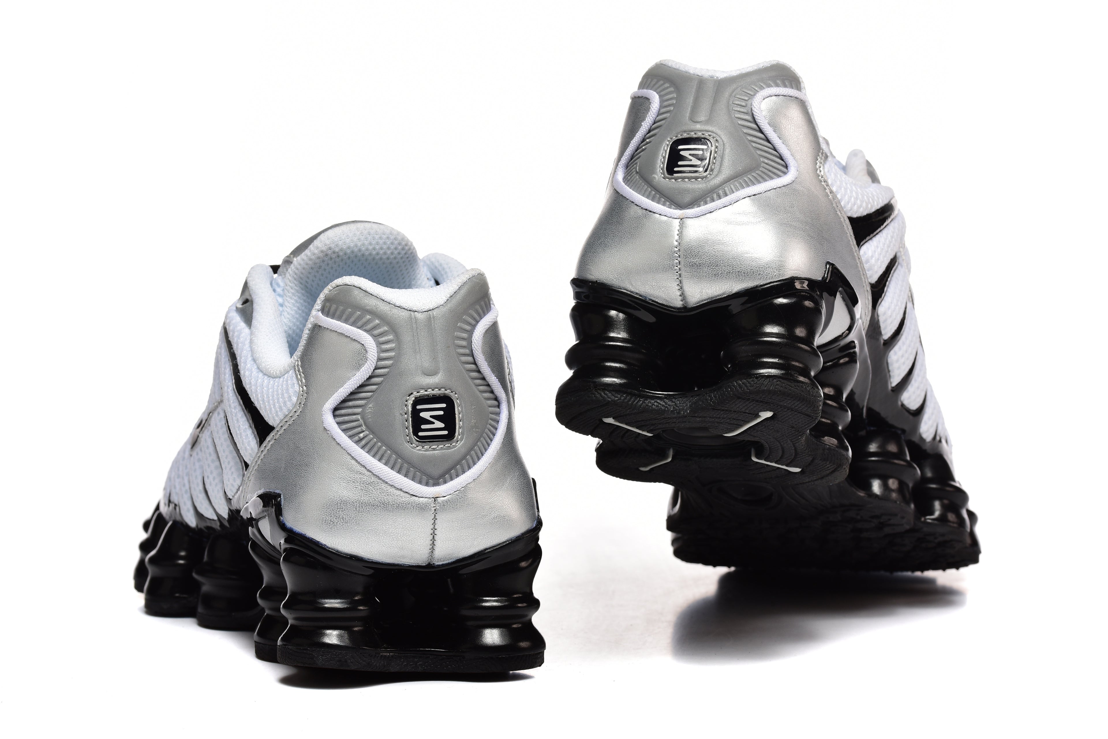TL White Metallic Silver Black