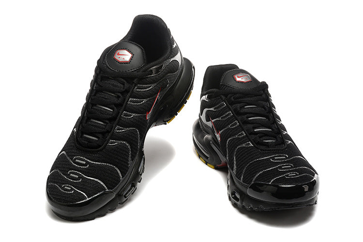 Black University Red Metallic Silver