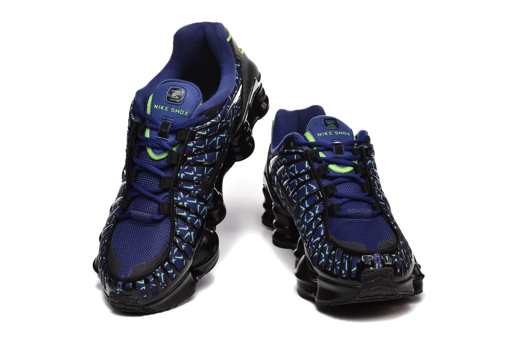 TL Navy Green Pattern