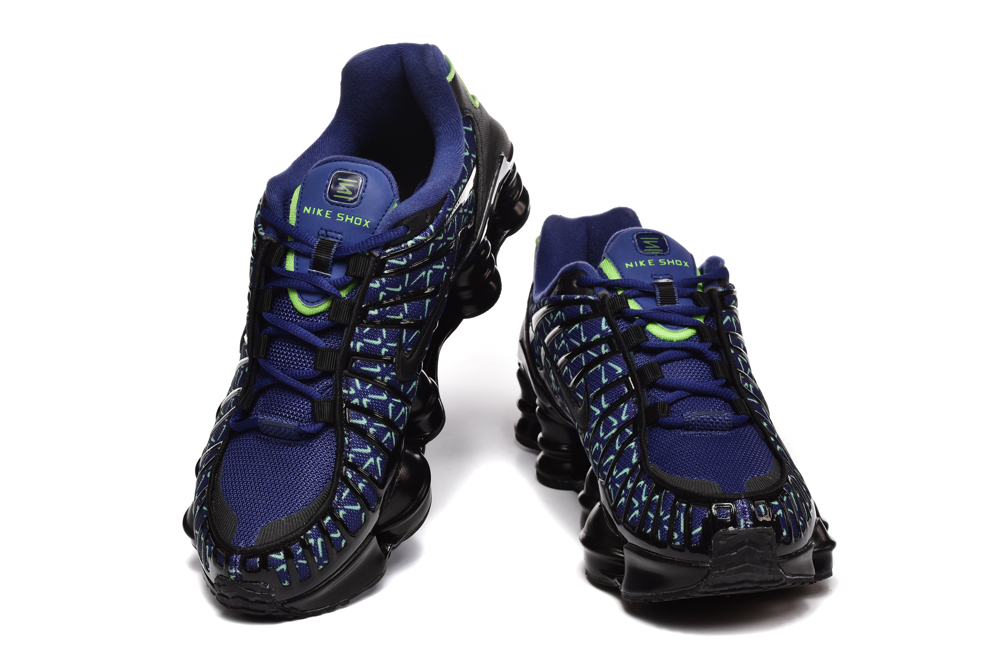 TL Navy Green Pattern