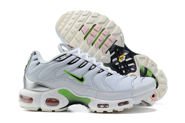 White Silver Green Pink