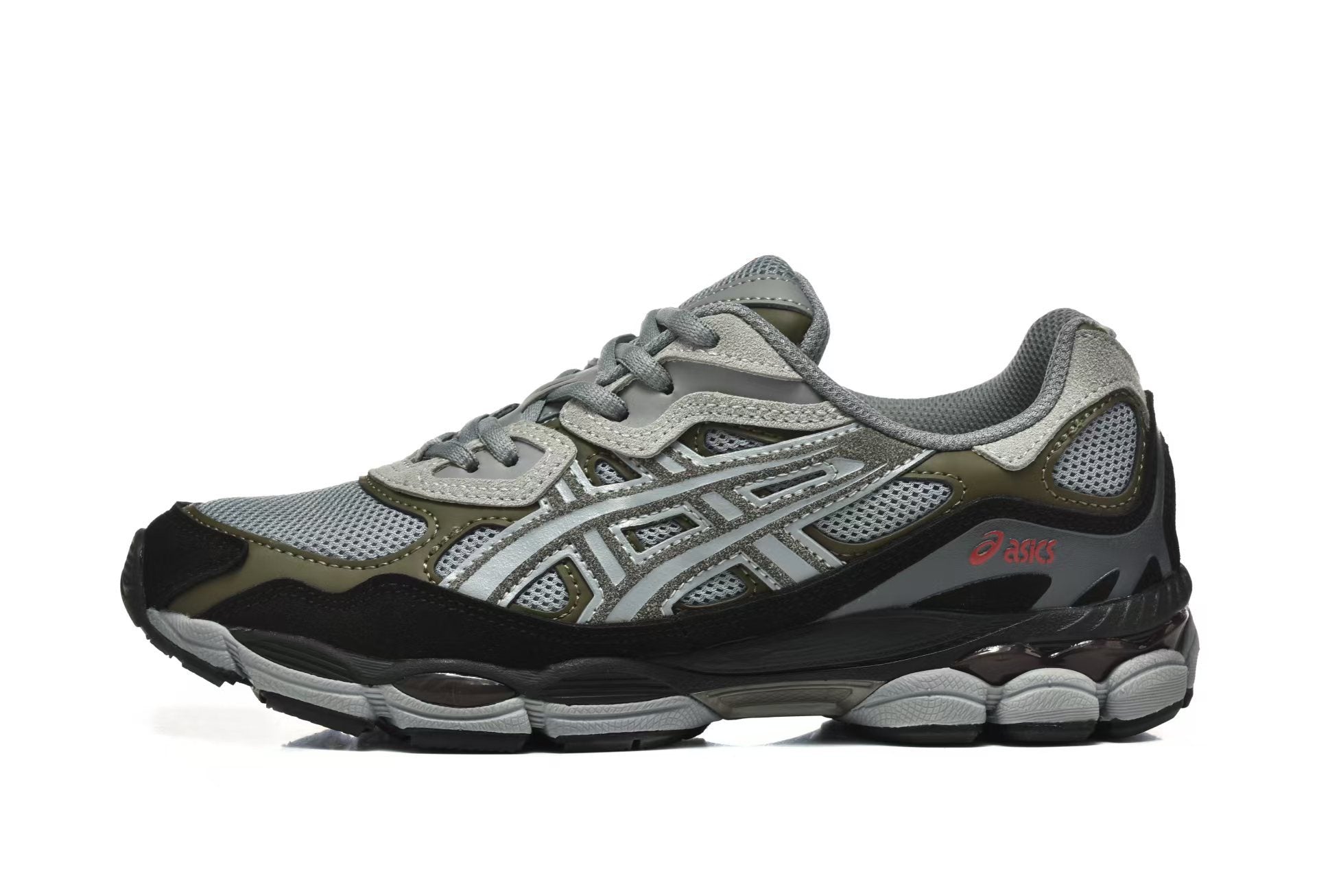 Grey Khaki Black