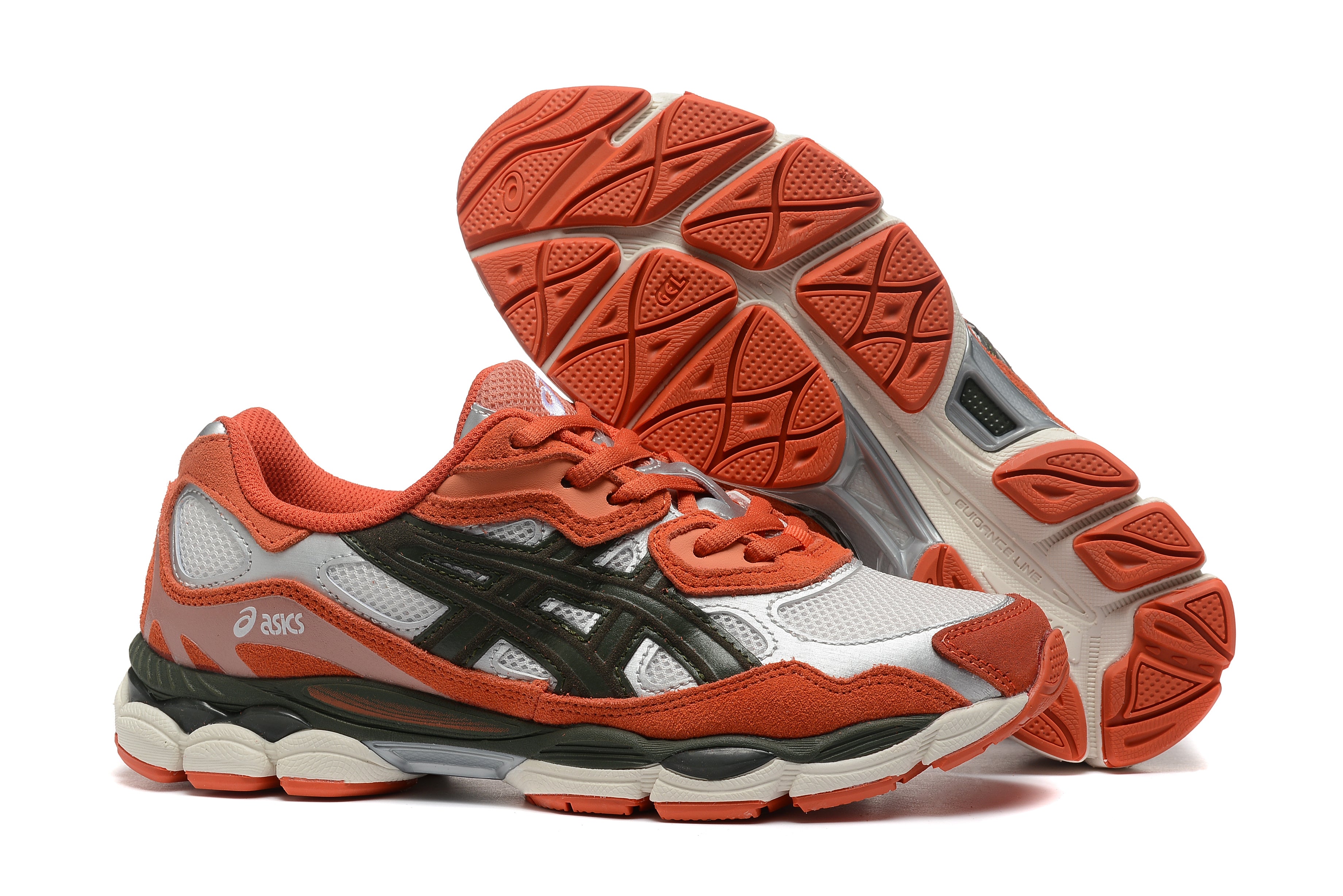 Orange Silver Green