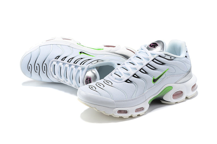White Silver Green Pink