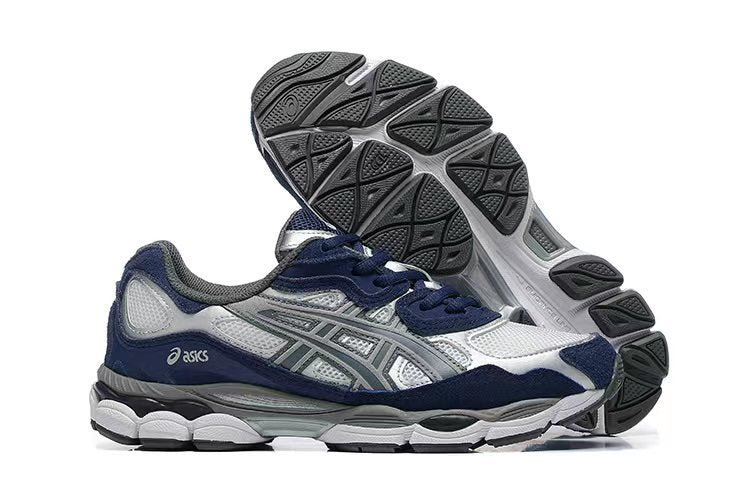 Navy Silver White