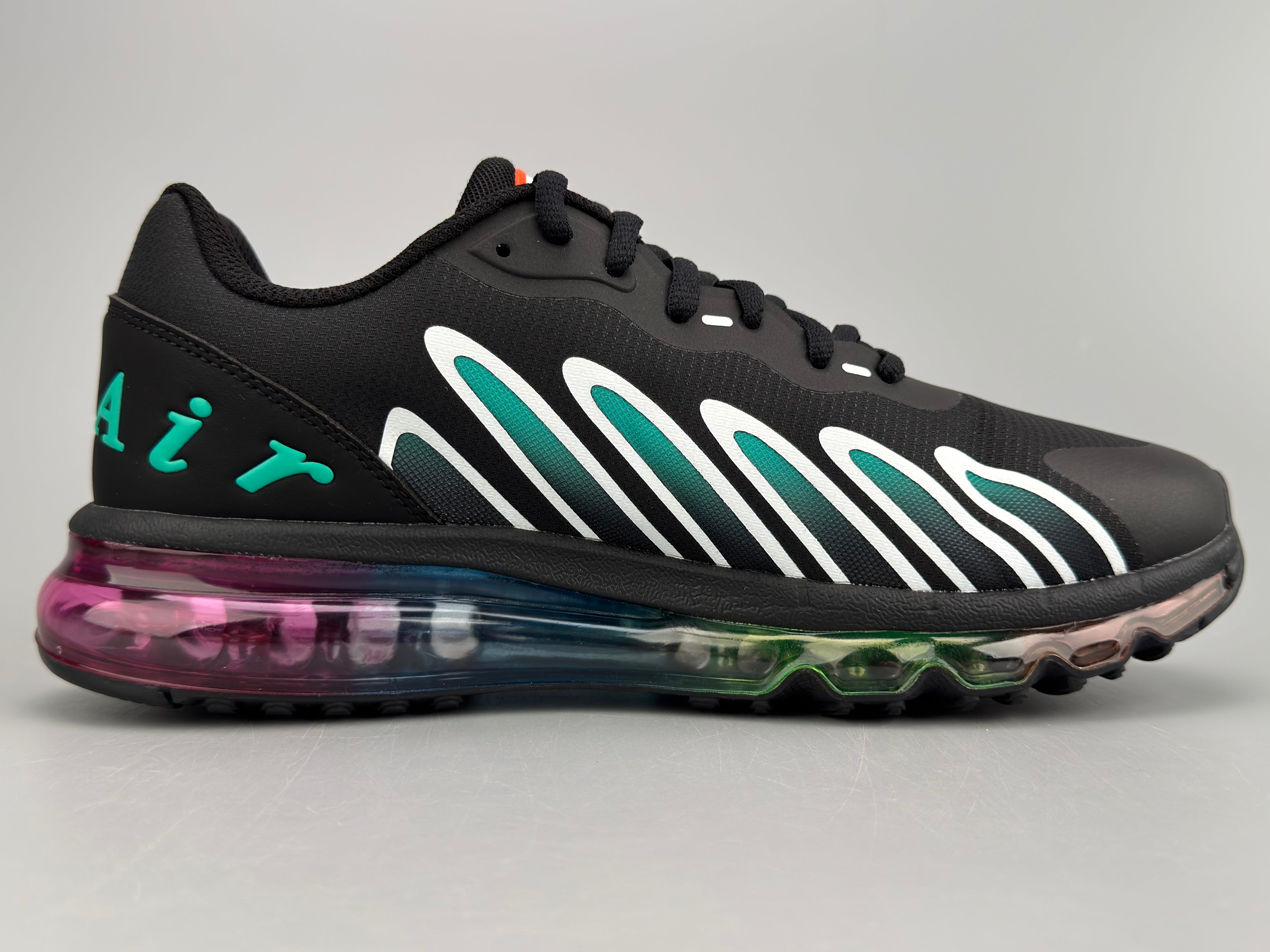 Black Teal Pink