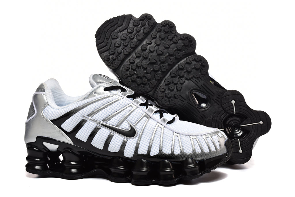 TL White Metallic Silver Black